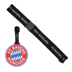 FC Bayern München Set Kofferband & Kofferanhänger FCB