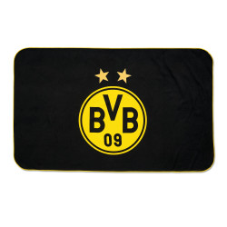 Borussia Dortmund Sport Handtuch Mikrofaser schwarz Duschtuch mit Netzbeutel BVB 09