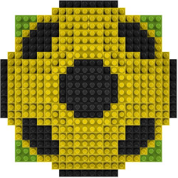 Borussia Dortmund 3D Puzzle Fussball | BRXLZ | Bausteine Set | BAU-Set | BVB 09