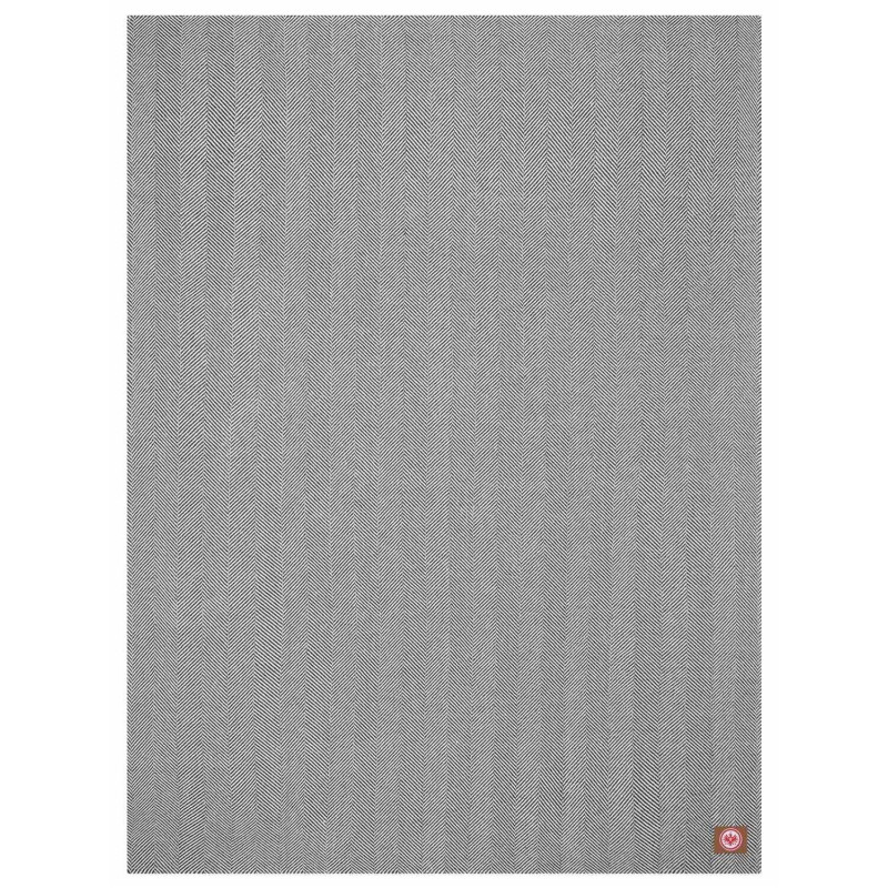 Eintracht Frankfurt Decke mit Logobadge | grau | Baumwolle | 150 x 200 cm | Sofadecke SGE