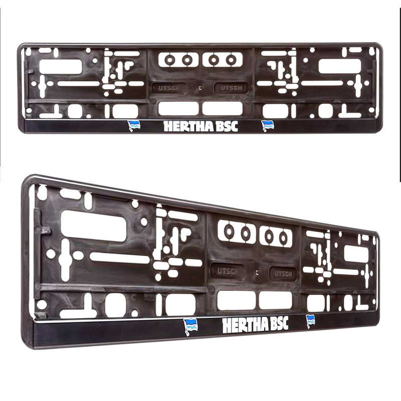Hertha BSC Berlin Kennzeichenhalter 2er-Set | Nummernschildhalter | Kennzeichenrahmen | HBSCB