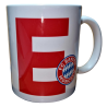FC Bayern München Buchstaben Tasse - E - Kaffeetasse Logo FCB