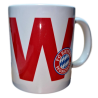 FC Bayern München Buchstaben Tasse - W - Kaffeetasse Logo FCB