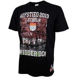 1. FC Köln T-Shirt - Aufstieg 2019 - schwarz Shirt Gr. S-5XL