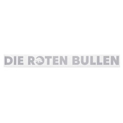 RB Leipzig Heckscheibenaufkleber - Die Roten Bullen - silber XXL Autoaufkleber Aufkleber RBL