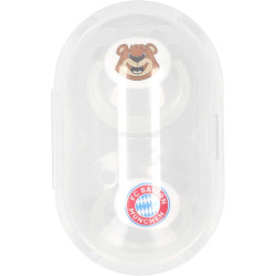 FC Bayern München Schnuller - Glow in the Dark - 0-6 Monate nachtleuchtend Silikon 2er Set FCB