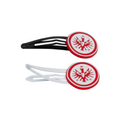 Eintracht Frankfurt Haarspangen 2er Set - Logo - Haarklemme Haarclip SGE