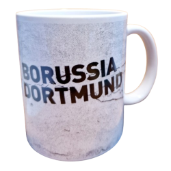 Borussia Dortmund Buchstaben Tasse - O - Kaffeetasse Logo BVB 09