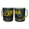 Borussia Dortmund Namenstasse - Clarissa - schwarz-gelb Tasse BVB 09