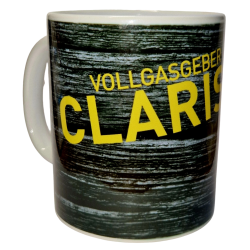 Borussia Dortmund Namenstasse - Clarissa - schwarz-gelb Tasse BVB 09