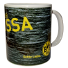 Borussia Dortmund Namenstasse - Clarissa - schwarz-gelb Tasse BVB 09