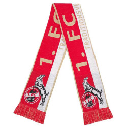 1. FC Köln Schal - Traditionsverein - Jacquard-Strickschal | Fanschal