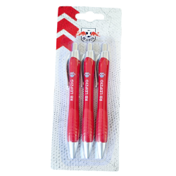 RB Leipzig Kugelschreiber 3er Set - Logo - ROT Kuli Stift RBL