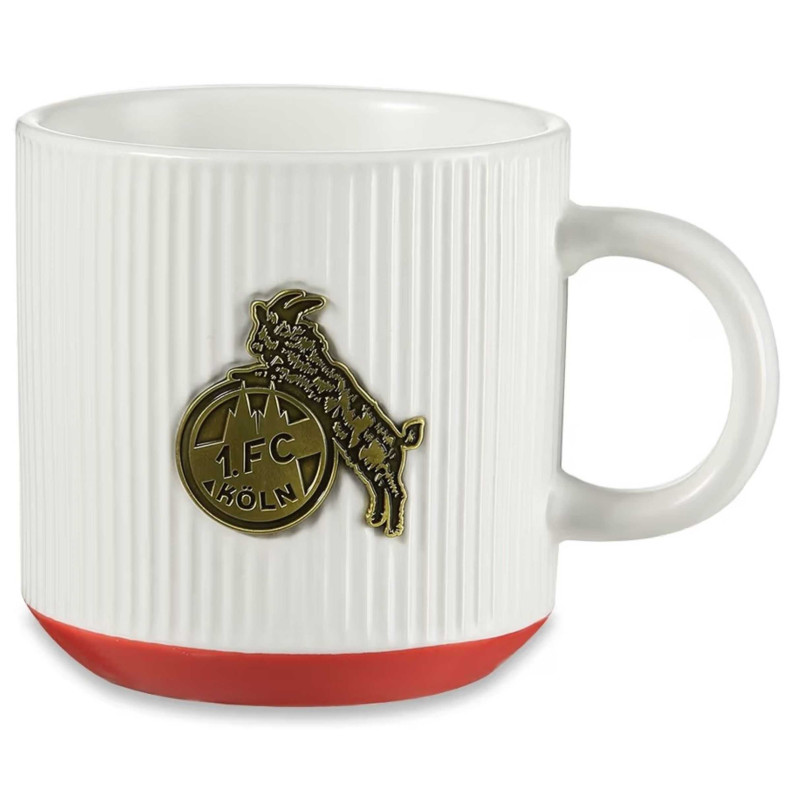 1. FC Köln Tasse - Platine Retro - weiß Kaffeetasse