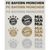FC Bayern München Schokoladen Adventskalender mit Autogrammkarten der FCB Stars & Aufkleberkarte (L & A Wir)