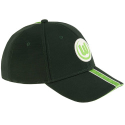 VfL Wolfsburg Kinder Cap - Rubber Logo  - dunkelgrün Basecap | Schildmütze | Kappe