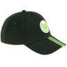 VfL Wolfsburg Kinder Cap - Rubber Logo  - dunkelgrün Basecap | Schildmütze | Kappe