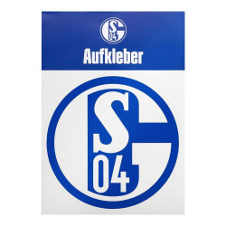 FC Schalke 04 Aufkleber XXL - Logo Blau-Weiß - Maxi Sticker 20 cm Autoaufkleber S04