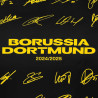 Borussia Dortmund Wendebettwäsche - Unterschriften 2024/25 - Bettwäsche Signature | 135 x 200 cm | BVB 09