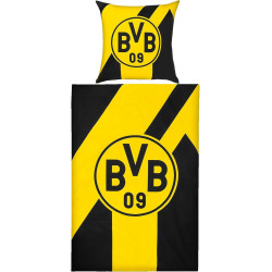 Borussia Dortmund Wendebettwäsche - Unterschriften 2024/25 - Bettwäsche Signature | 135 x 200 cm | BVB 09
