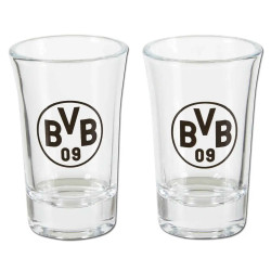 Borussia Dortmund Schnapsbank mit 4 Schnapsgläsern | Pinnchenbank | BVB 09