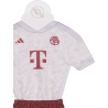 FC Bayern München Autotrikot UCL 2023-24 Offwhite/Bordeaux Mini Kit Auto Trikot mit Saugnapf FCB