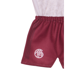 FC Bayern München Autotrikot UCL 2023-24 Offwhite/Bordeaux Mini Kit Auto Trikot mit Saugnapf FCB