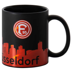 Fortuna Düsseldorf Tasse Metallic - Skyline - Kaffeetasse | Kaffeebecher | F95