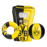 Borussia Dortmund Kinder Strandset 3-teilig Luftmatratze, Schwimmring und Wasserball BVB 09
