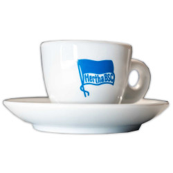 Hertha BSC Berlin Espresso Tasse - Logo - weiß | 2er Set | Kaffeetasse | HBSCB