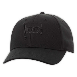 Hertha BSC Berlin Cap - Fahne schwarz - all black | Kappe | Basecap | HBSCB