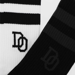 Borussia Dortmund Socken 2er Set - College - schwarz & weiß Sportsocke | Tennissocke BVB 09