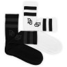 Borussia Dortmund Socken 2er Set - College - schwarz & weiß Sportsocke | Tennissocke BVB 09