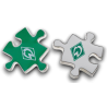 SV Werder Bremen Anstecker - Puzzle - 2er Set Pin | Button | SVW