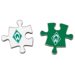 SV Werder Bremen Anstecker - Puzzle - 2er Set Pin | Button | SVW