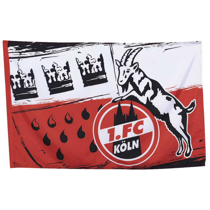 1. FC Köln Fahne - Wappen - Flagge 100 x 150 cm
