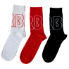 RB Leipzig Socken - Dynamic - 3er Set rot-weiß-dunkelblau RBL - Gr. 35-38 bis 43-46
