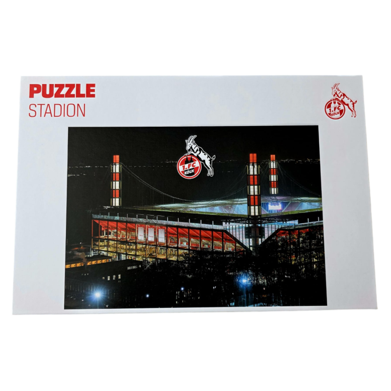 1. FC Köln Puzzle - Stadion bei Nacht - 1000 Teile Legespiel