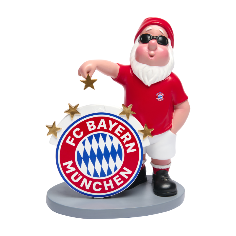 FC Bayern München Gartenzwerg - 5 Sterne - Zwerg | FCB