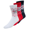 RB Leipzig Socken - Dots - 3er Set rot-weiß-dunkelblau RBL - Gr. 35-38 Bis 39-42