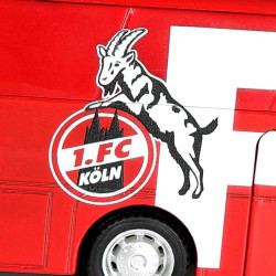 1. FC Köln Spielzeugbus mit Sound | Mannschaftsbus | 20 cm | Bus