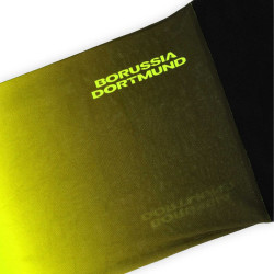 Borussia Dortmund Multifunktionstuch mit Fleece - schwarz-neon - Schlauchschal | Tuch | Kopftuch | Halstuch | BVB 09