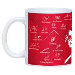 RB Leipzig Tasse - Signatur 2025/26 - Unterschriftentasse Team RBL