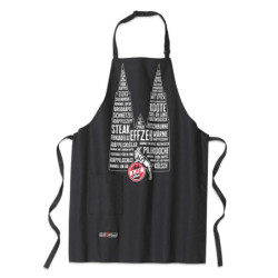 1. FC Köln Grillschürze schwarz Schürze mit Tasche Kochschürze