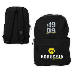 Borussia Dortmund Rucksack - Elements - schwarz Backpack BVB 09