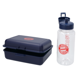FC Bayern München Lunch Set - Autumn - | Trinkflasche + Brotdose im Set | FCB
