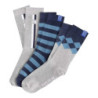 FC Schalke 04 Business Socken 3er Set grau/navy Größe 39-42 S04