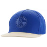 FC Schalke 04 Flatcap - Logo - Cap | königsblau-creme | Basecap | Kappe | S04
