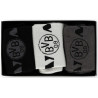 Borussia Dortmund Socken 3er Set Geschenkset Gr. 35-38 | Weiß-Grau-Schwarz | BVB 09