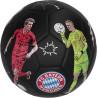 FC Bayern München Fußball - Player 2024/25 - schwarz | Ball mit Spielerabbildungen  Gr. 5 | FCB